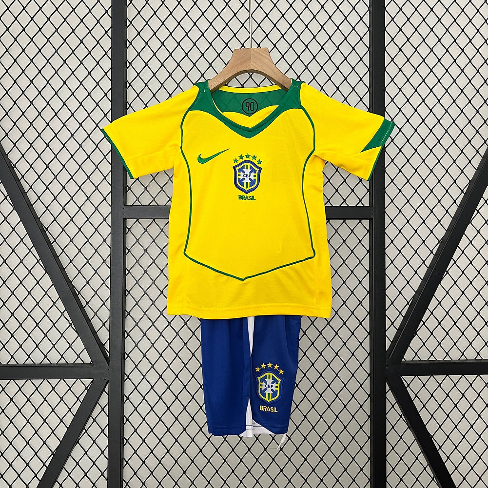 Brazil Home 04/06 Kids Kit with Socks