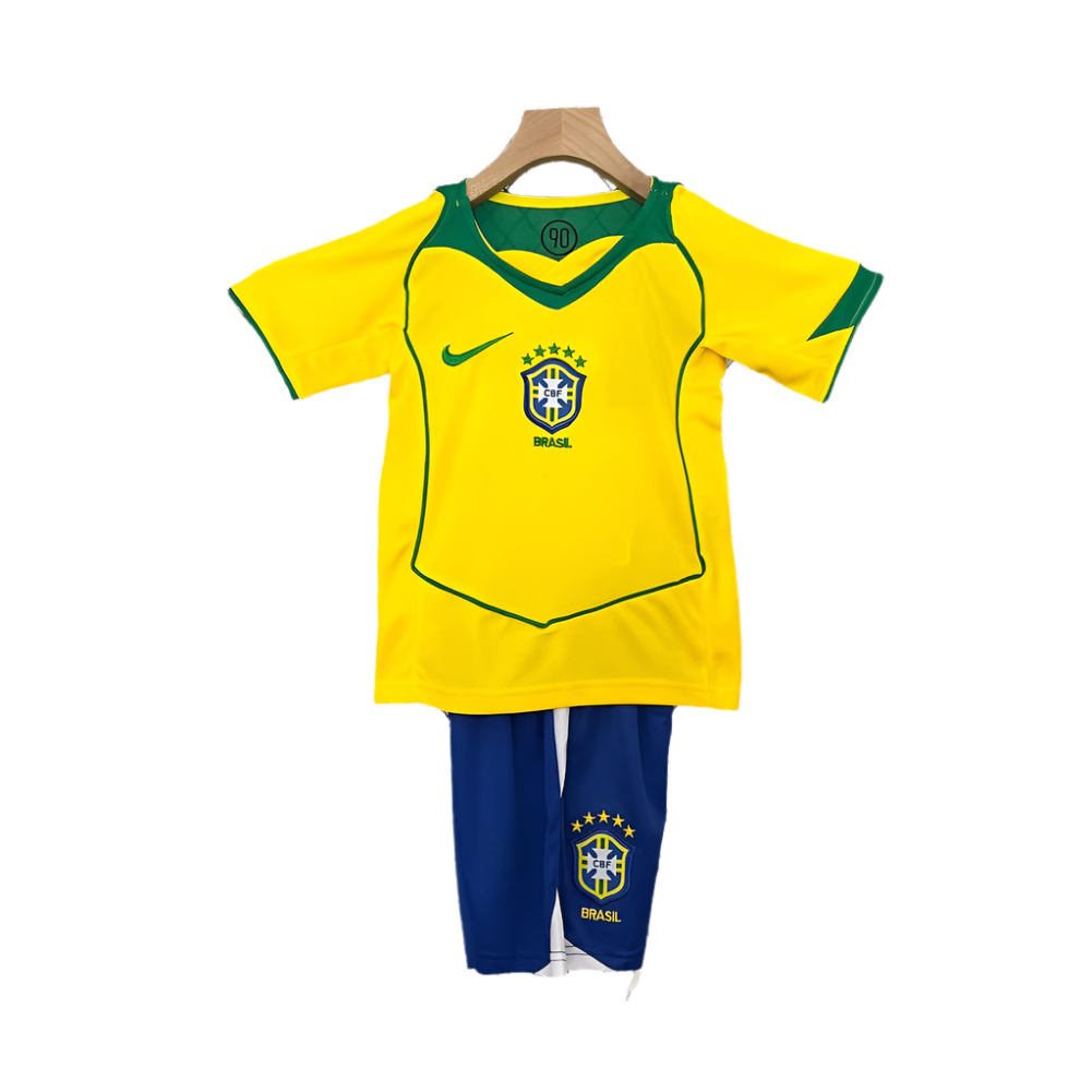 Brazil Home 04/06 Kids Kit with Socks