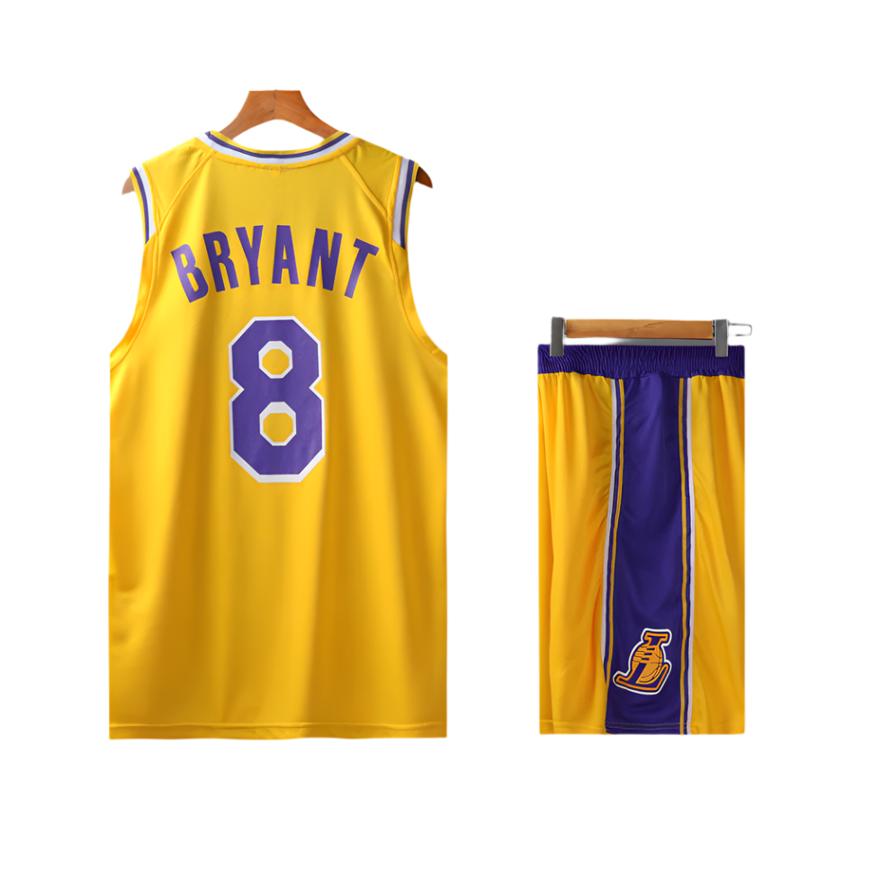 Kobe Bryant Los Angeles Lakers Yellow Kids With Socks #8