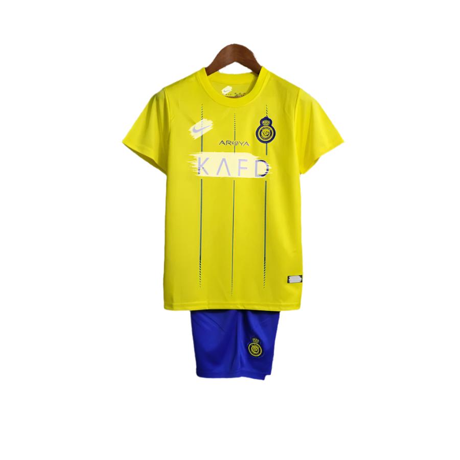 Al Nassr Kids Home Kit 23/24 with Socks