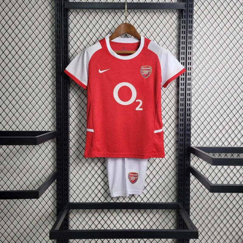 Arsenal Retro Home 02/03 Kids Kit with Socks