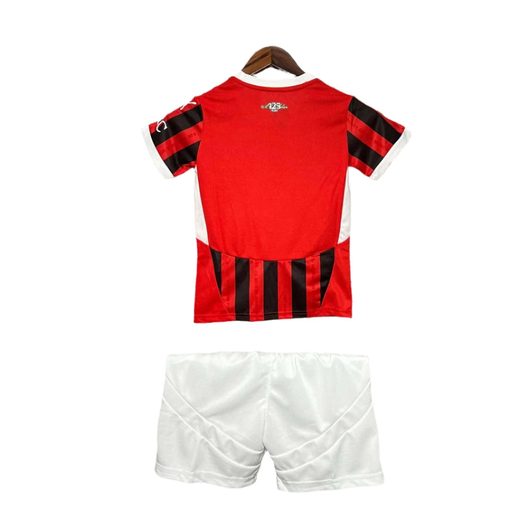 Ac Milan Home 24/25 For Kids With Socks | Without Logo