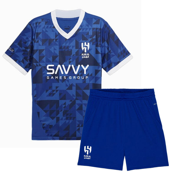 Al Hilal Home 24/25 Kids Kit with Socks | Without Logo