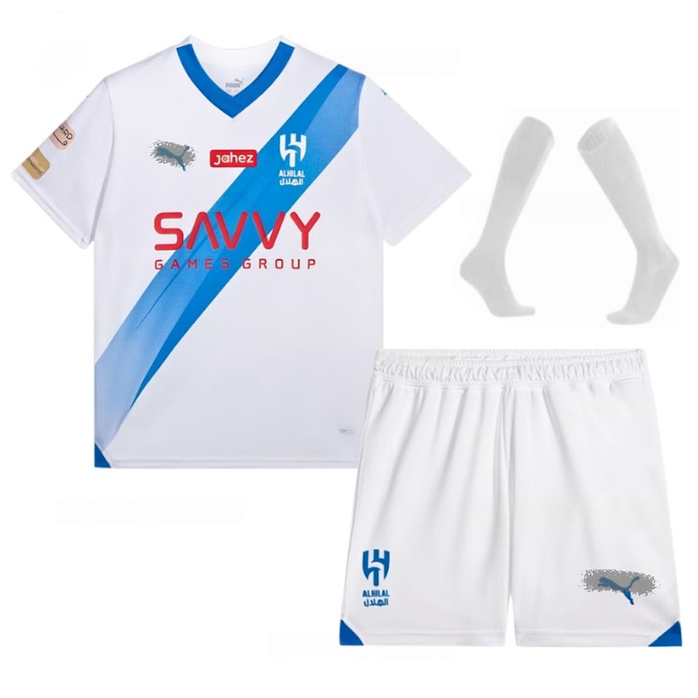 Al Hilal Away 23/24 Kids Kit with Socks