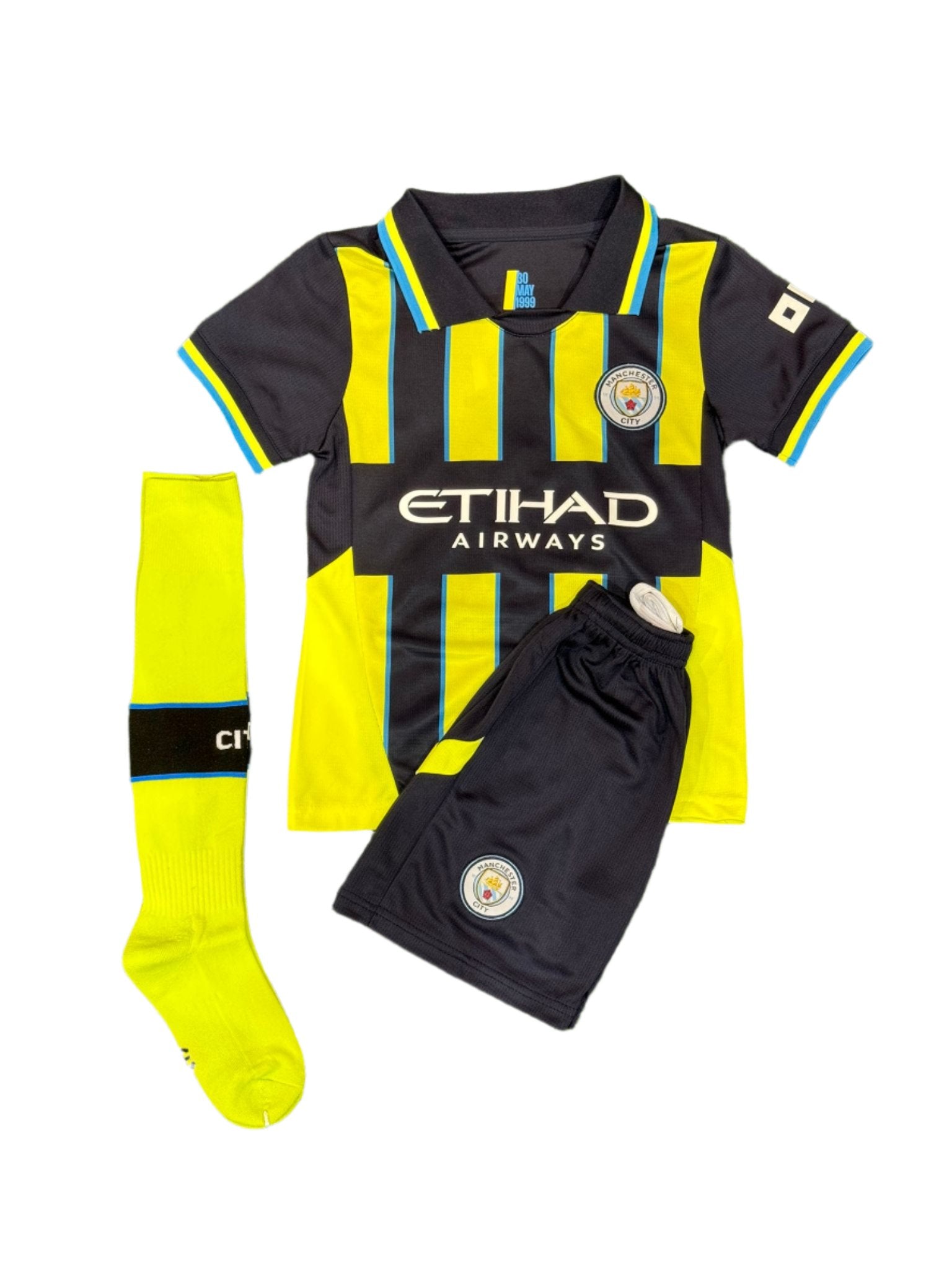 Manchester City Away 24/25 Kids with Socks | Without Logo