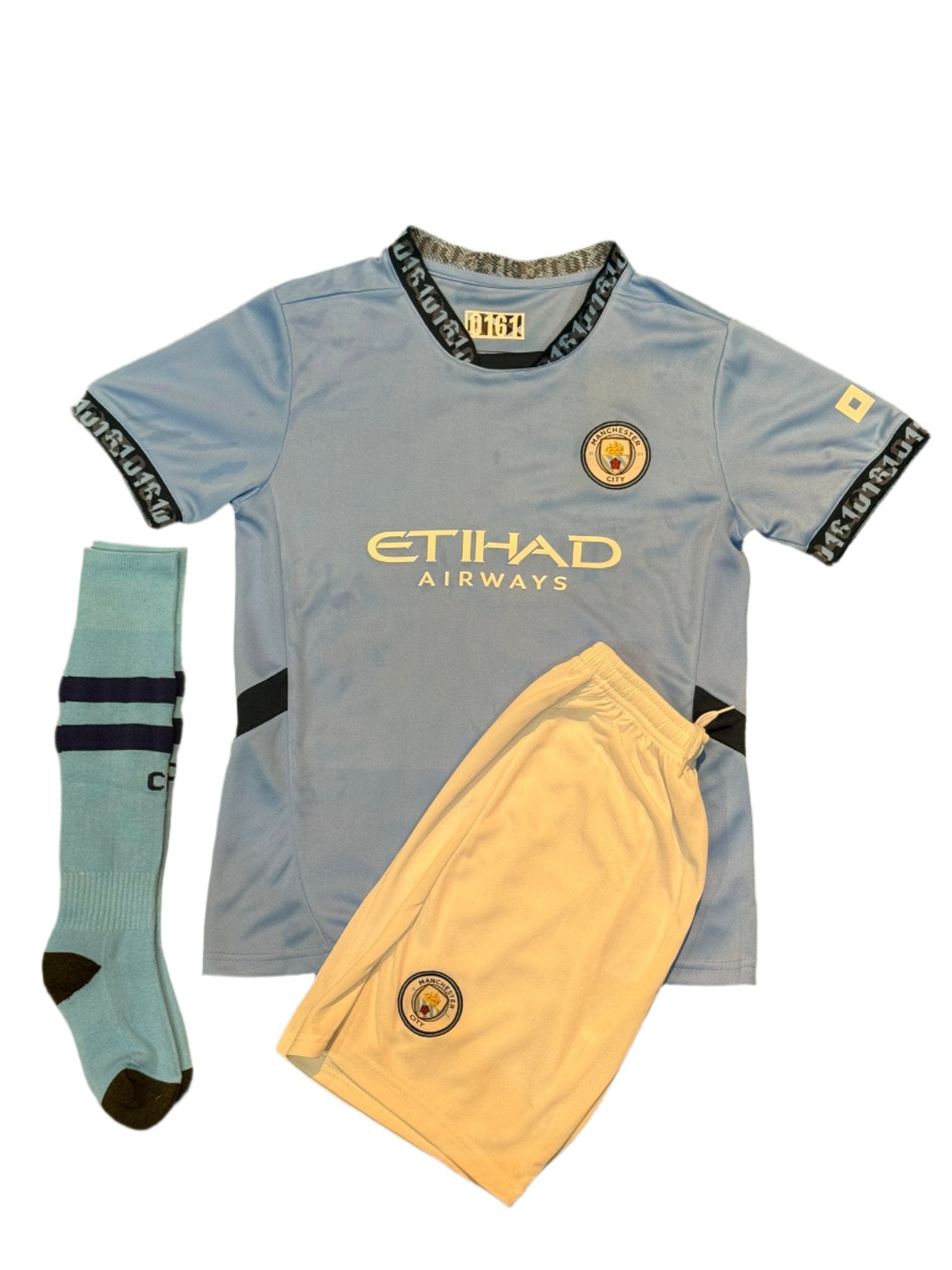 Manchester City Home 24/25 Kids with Socks | Without Logo