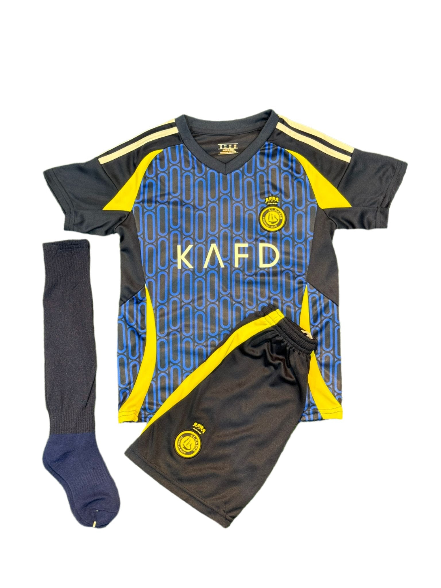 Al Nassr Away 24/25 Kids Kit with Socks | Without Logo