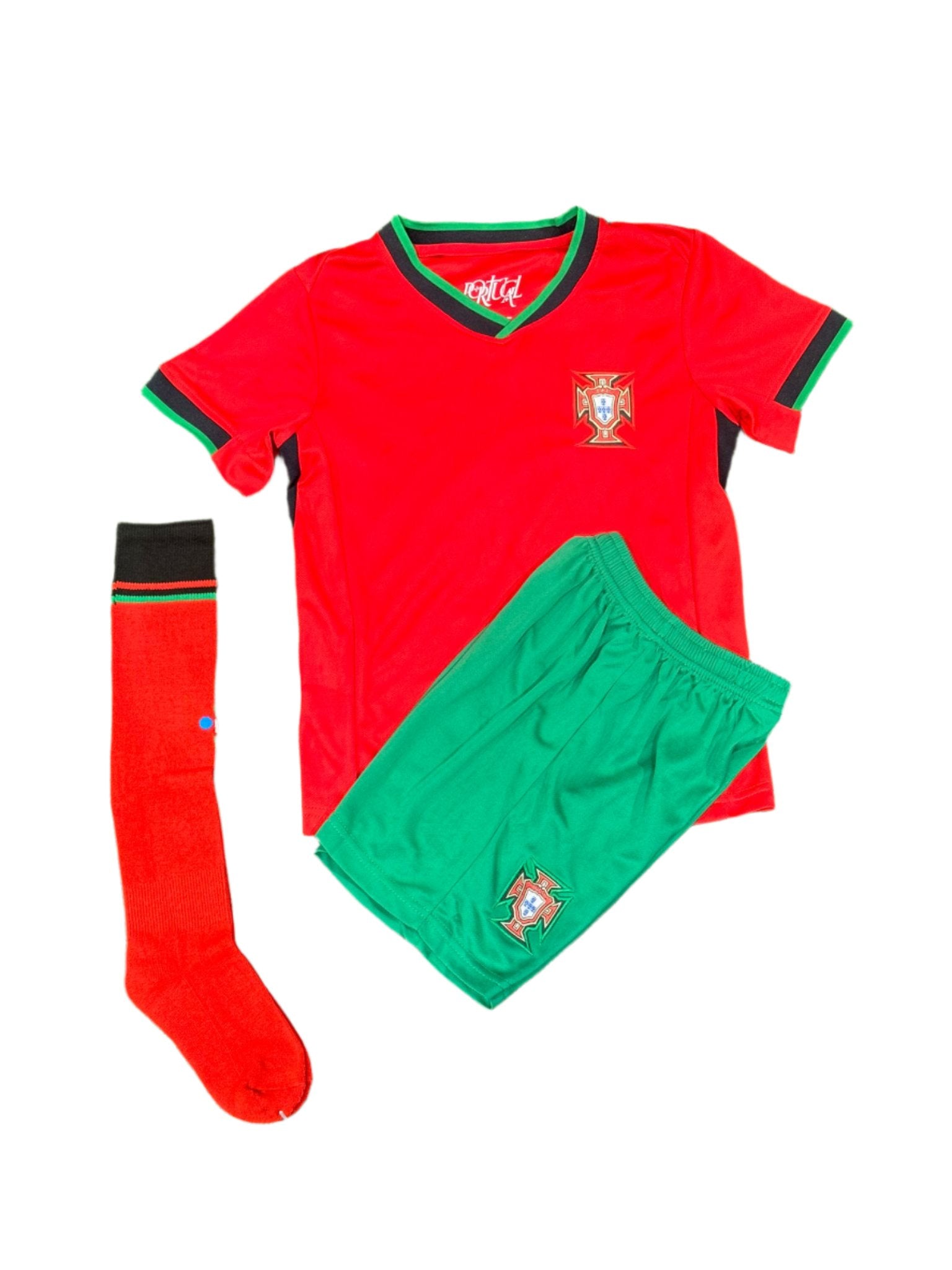 Portugal Home 24/25 Kids with Socks | Without Logo