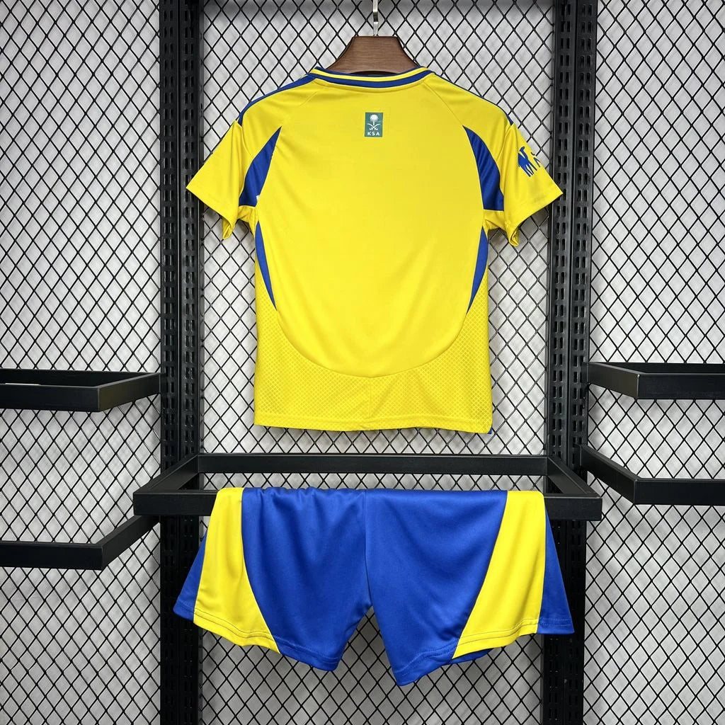 Al Nassr Home 24/25 Kids Kit with Socks