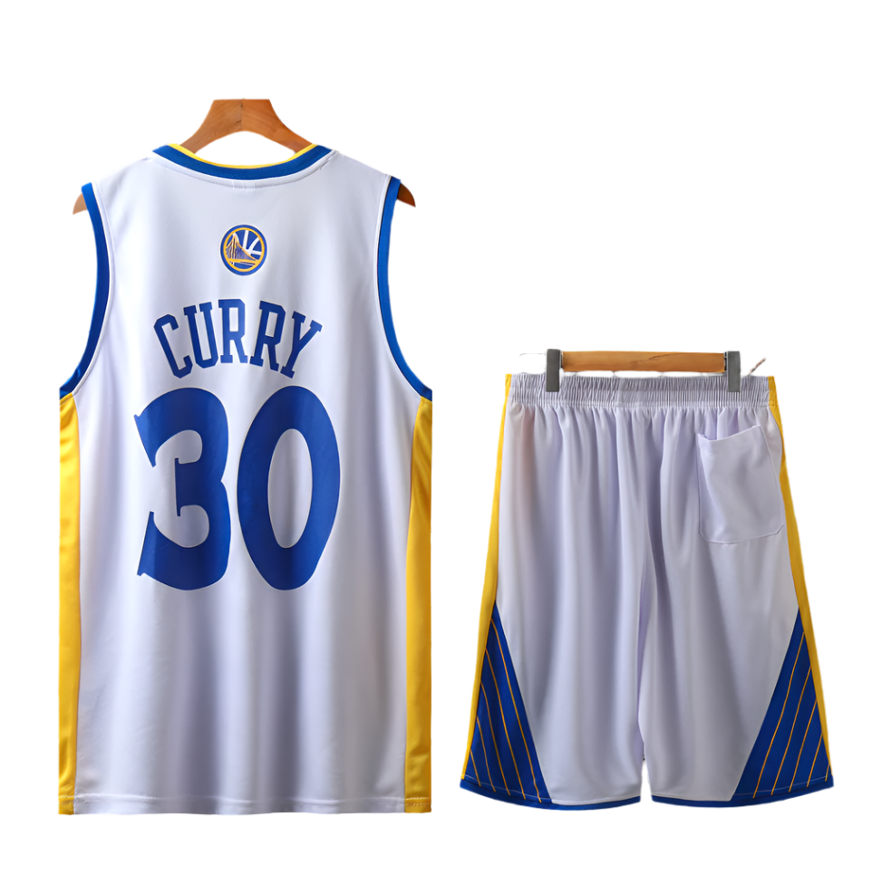 NBA Golden State Warriors Stephen Curry Home Kids With Socks #30