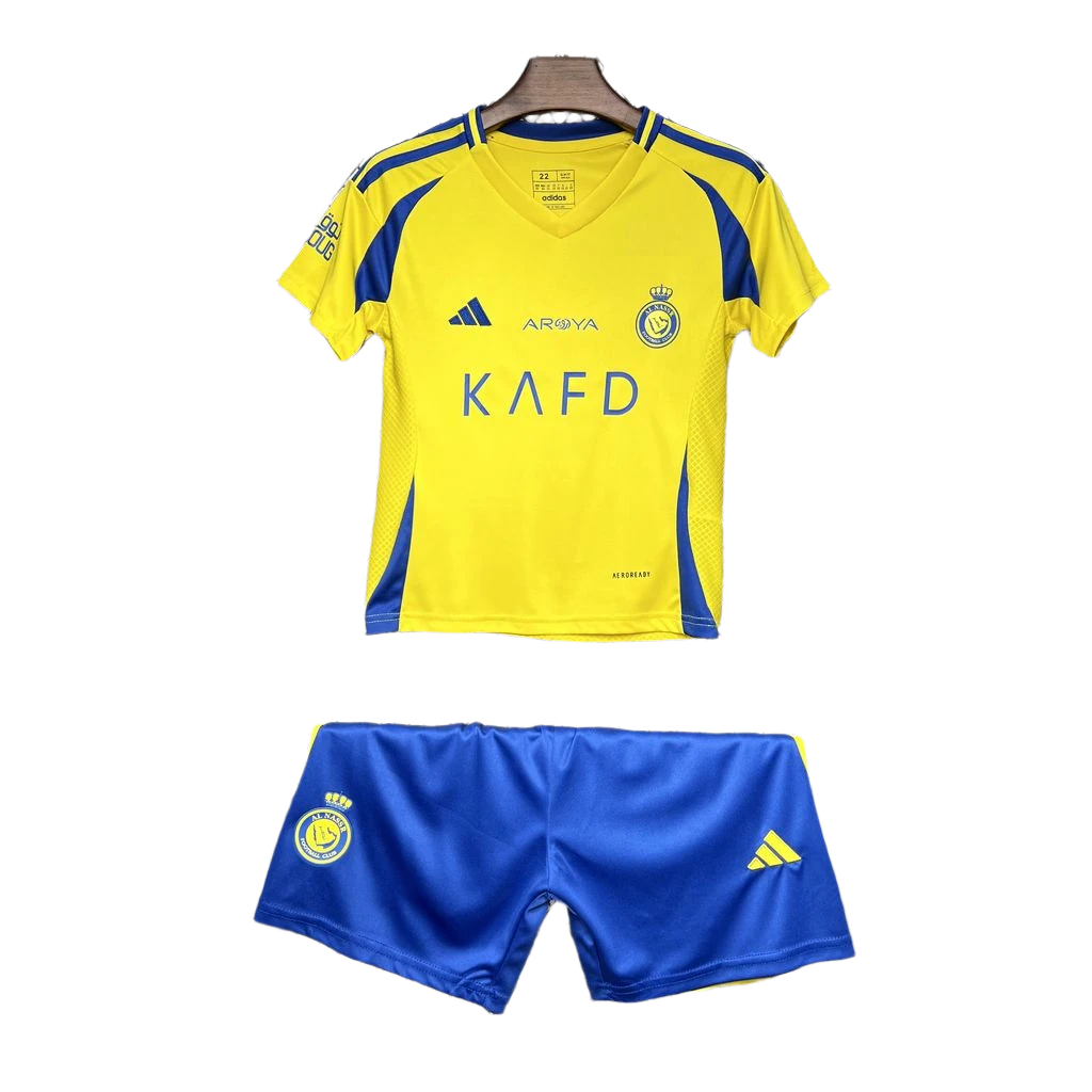 Al Nassr Home 24/25 Kids Kit with Socks