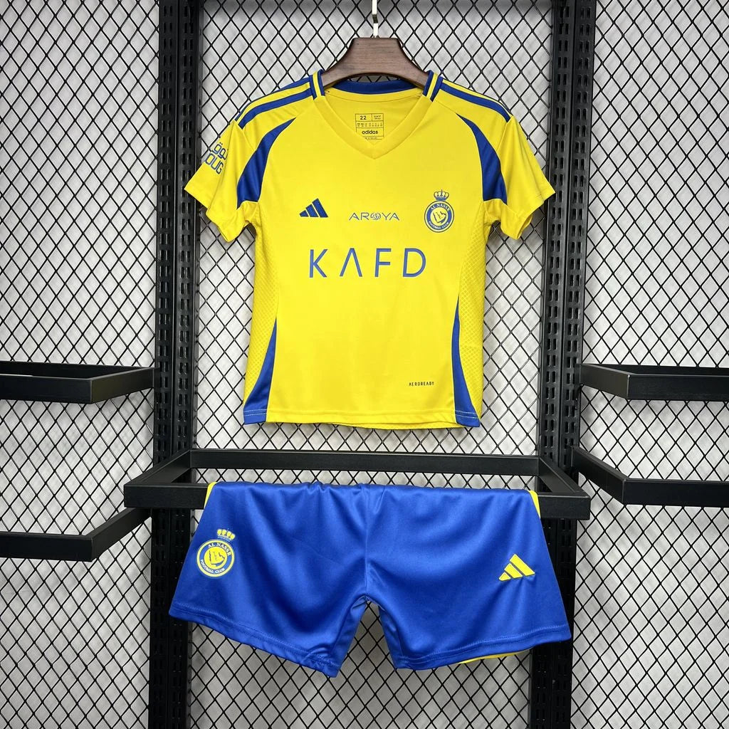 Al Nassr Home 24/25 Kids Kit with Socks