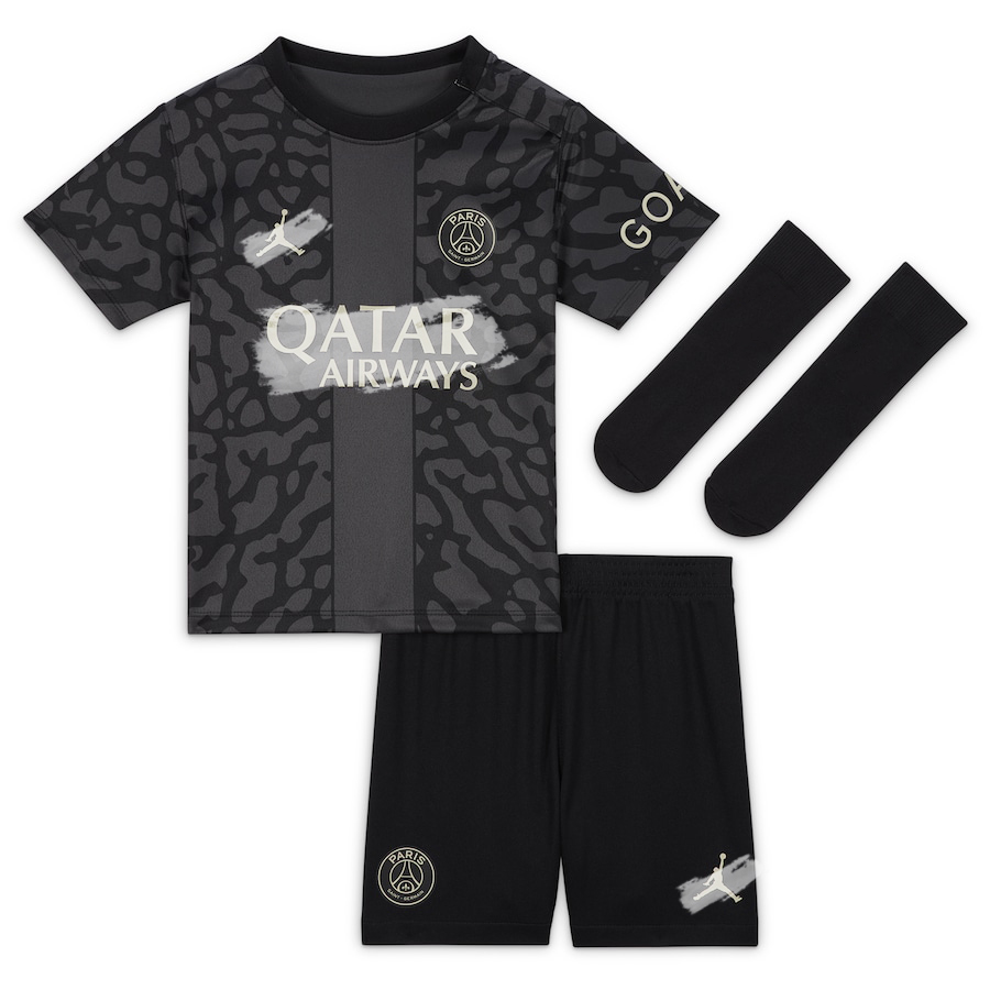 PSG x Jordan Third Stadium Kids Kit with Socks 23/24